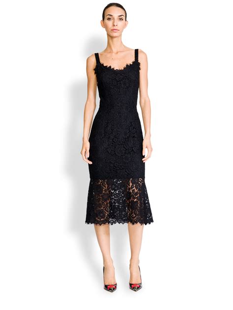 dolce gabbana black dresslace|dolce and gabbana black.